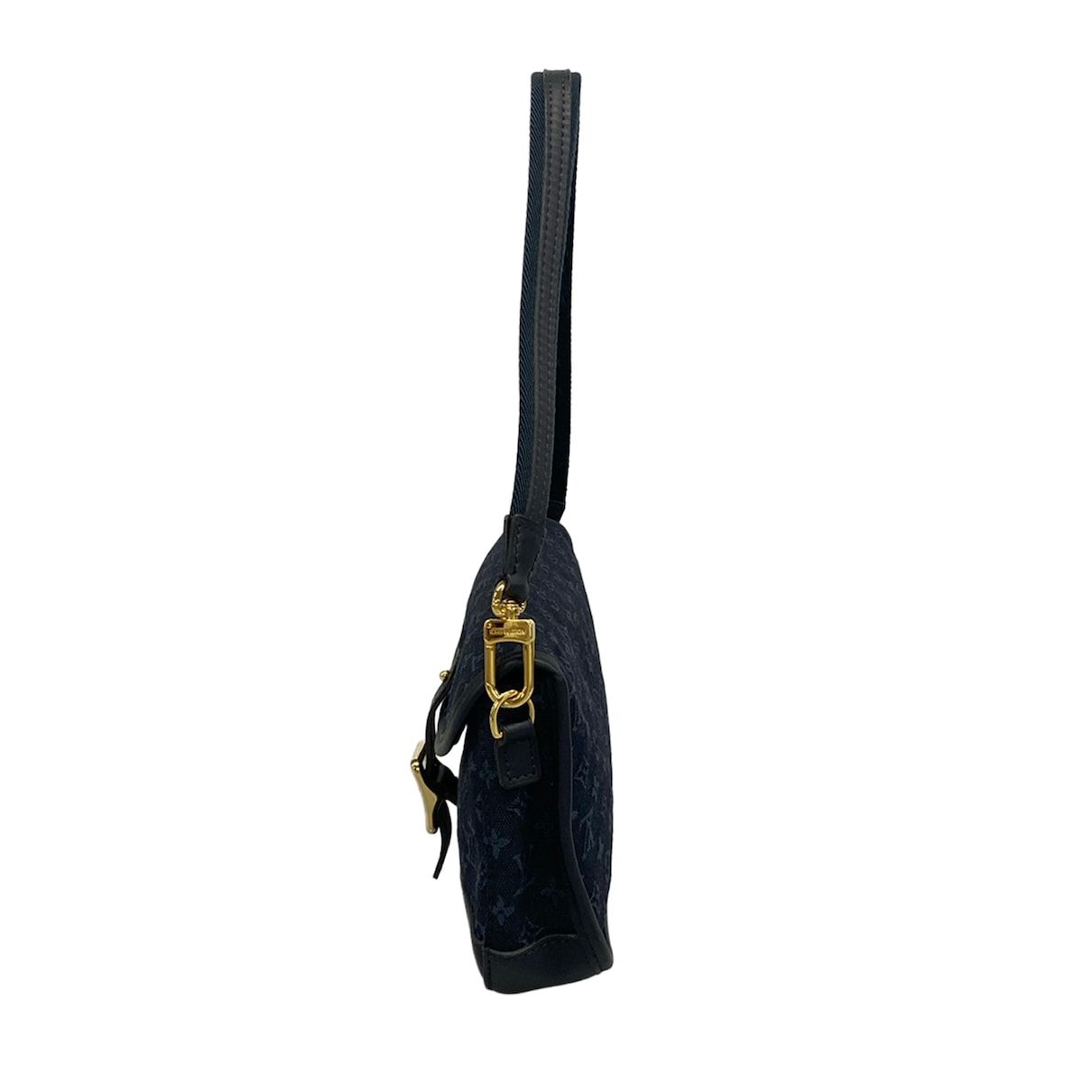 Louis Vuitton Shoulder Bag Monogram Mini Marjoli Blue Leather — view 4