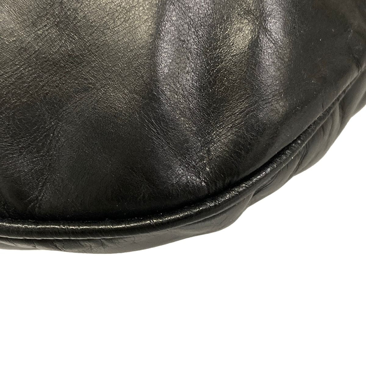 Chanel Shoulder Bag Black Chain Vintage Gold Mouth — view 6