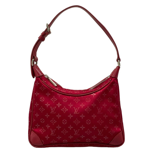 Louis Vuitton Shoulder Bag Monogram Satin Little Boulogne