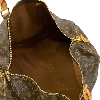 Louis Vuitton Boston Bag Monogram Keepall Bandouliere 55 — view 7