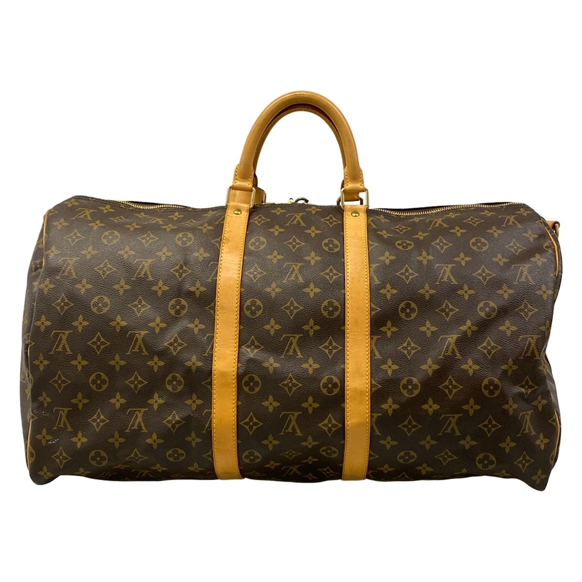 Louis Vuitton Boston Bag Monogram Keepall Bandouliere 55 — view 3