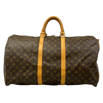 Louis Vuitton Boston Bag Monogram Keepall Bandouliere 55 — view 3