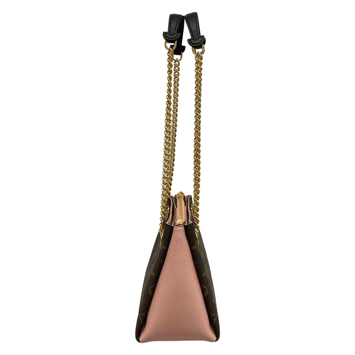 Louis Vuitton Shoulder Bag Monogram Calf Nnu BB Rose Poudre Leather — view 4