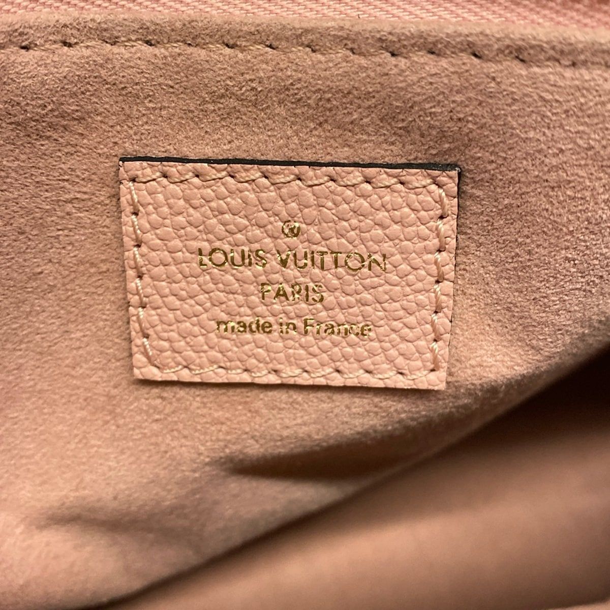 Louis Vuitton Shoulder Bag Monogram Calf Nnu BB Rose Poudre Leather — view 9