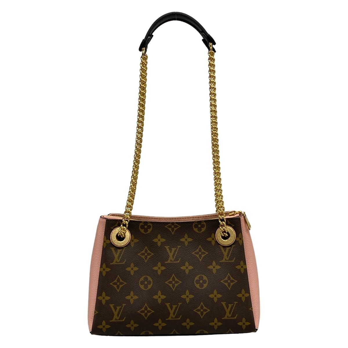 Louis Vuitton Shoulder Bag Monogram Calf Nnu BB Rose Poudre Leather — view 3