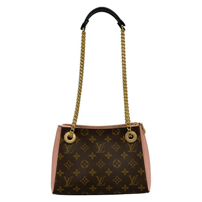 Louis Vuitton Shoulder Bag Monogram Calf Nnu BB Rose Poudre Leather — view 3