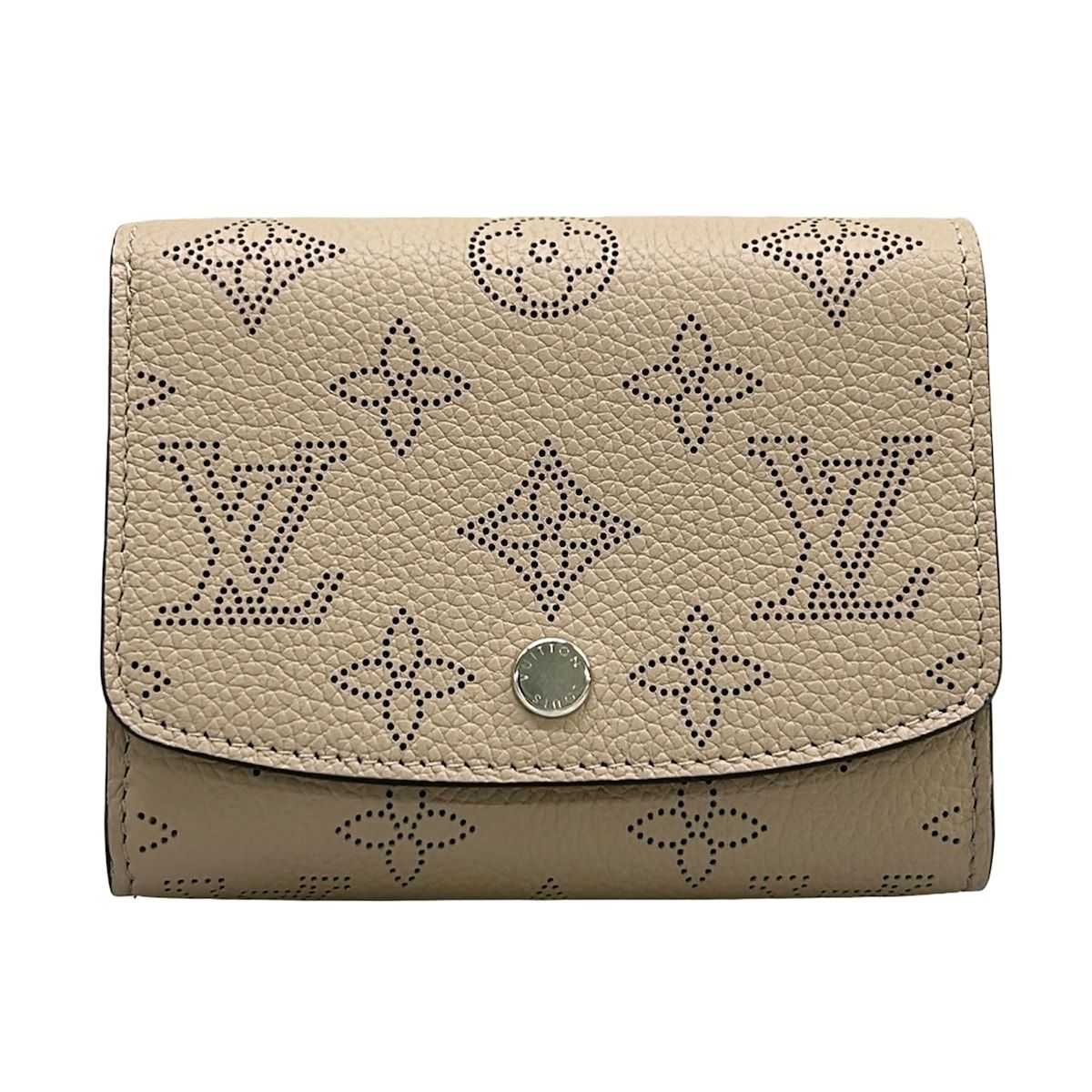 Louis Vuitton Bifold Wallet Mahina Portefeuille Iris Compact Galle Haneda