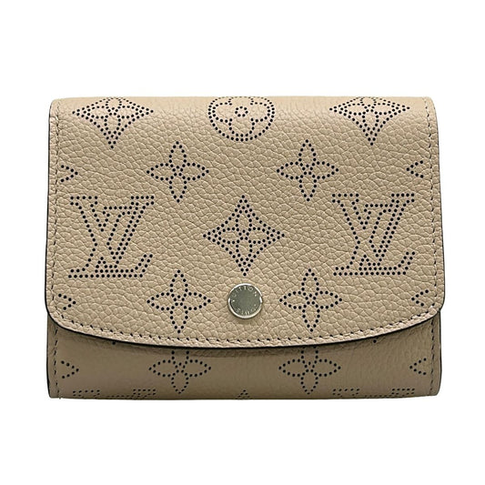 Louis Vuitton Bifold Wallet Mahina Portefeuille Iris Compact Galle Haneda