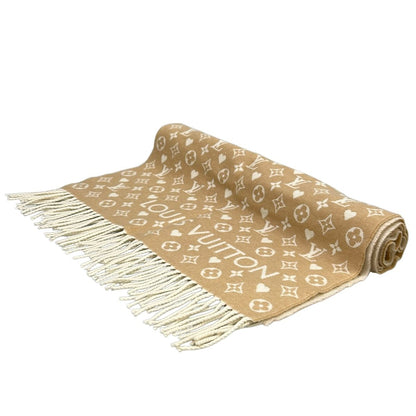 Louis Vuitton Scarf Echarpe Gameon Dune Cashmere