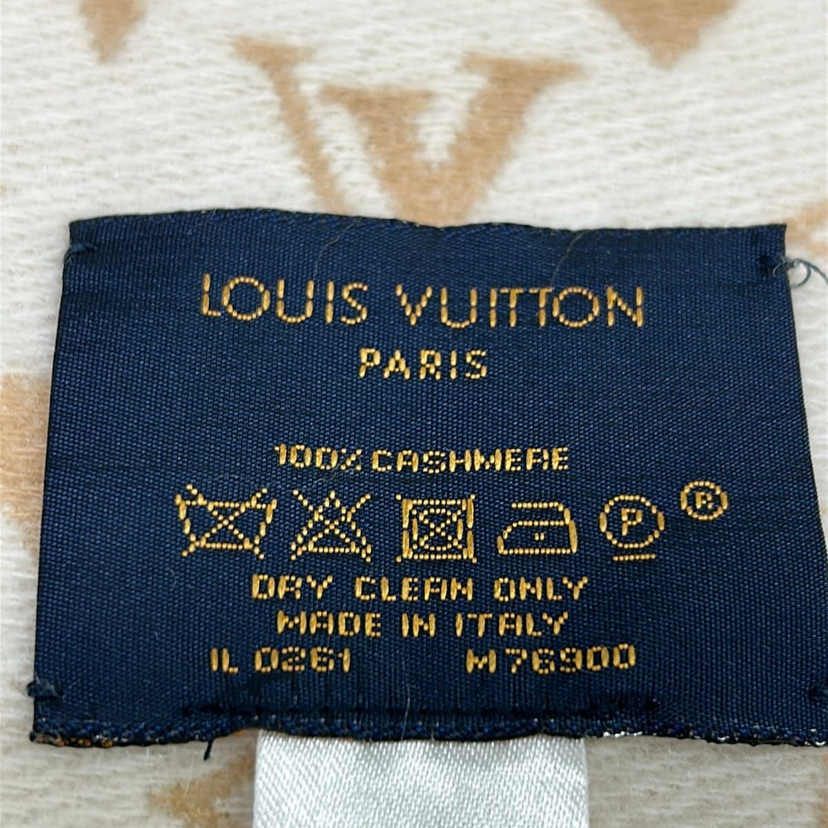 Louis Vuitton Scarf Echarpe Gameon Dune Cashmere — view 2