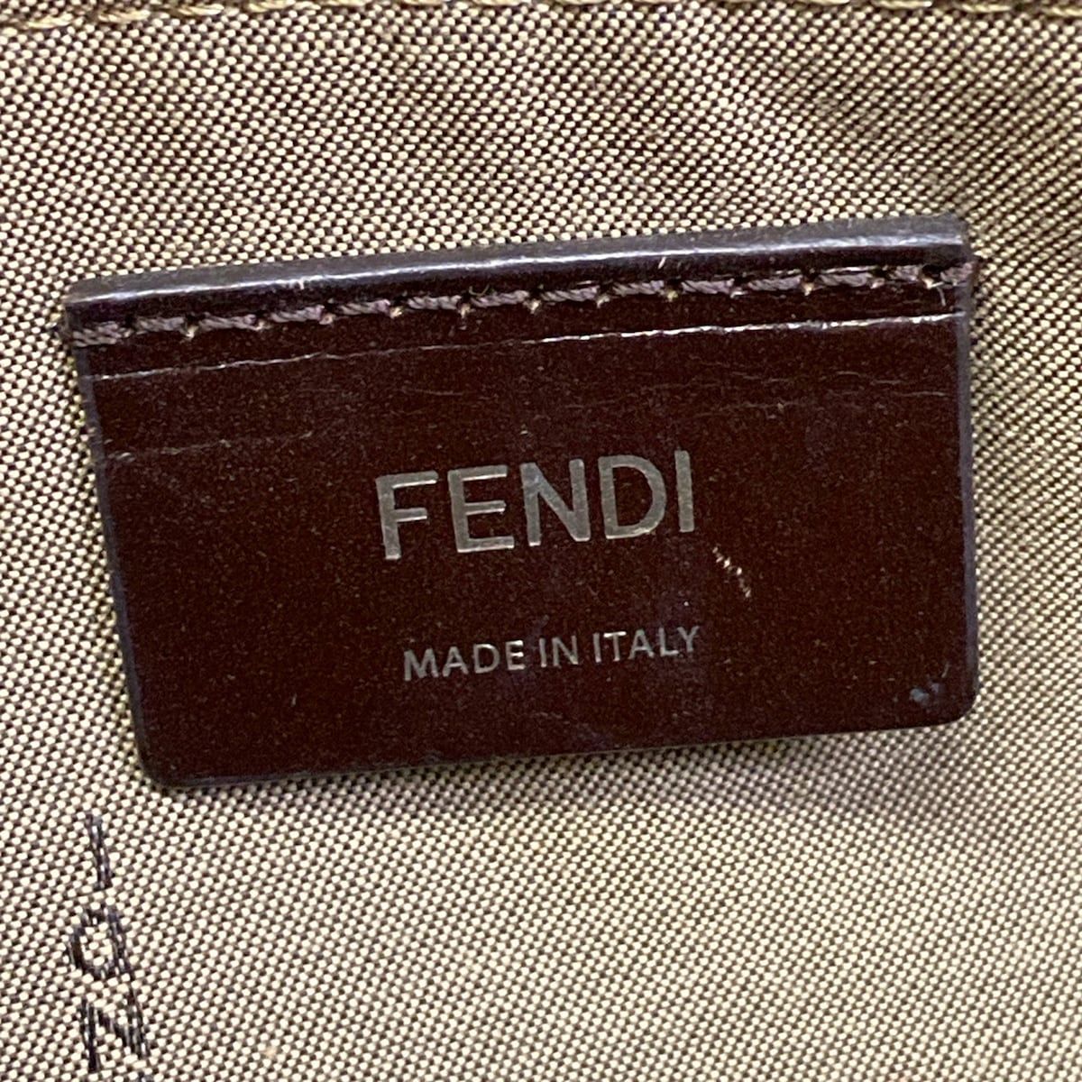 Fendi Handbag by the Way Gray Beige Leather — view 9