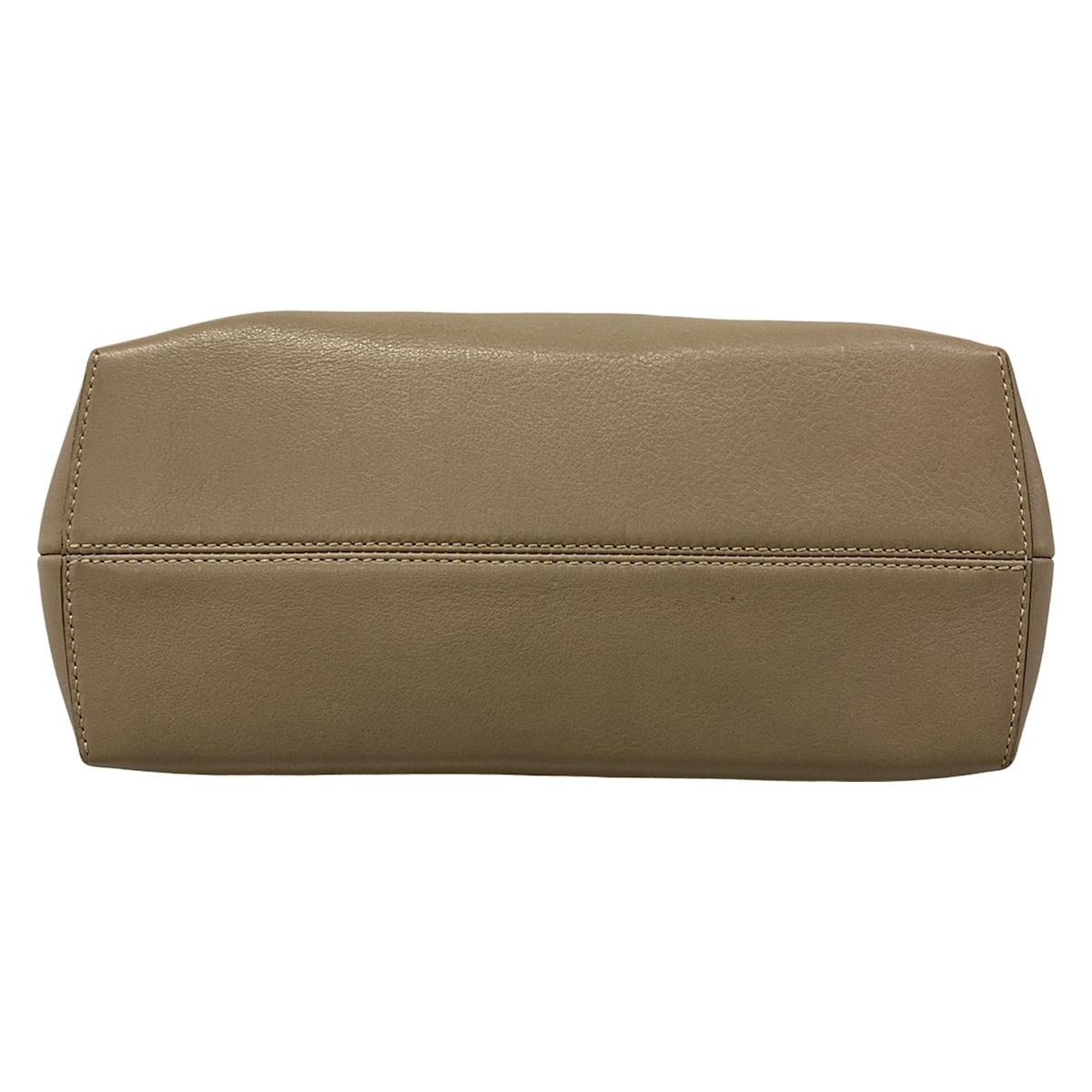 Fendi Handbag by the Way Gray Beige Leather — view 5