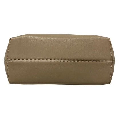 Fendi Handbag by the Way Gray Beige Leather — view 5