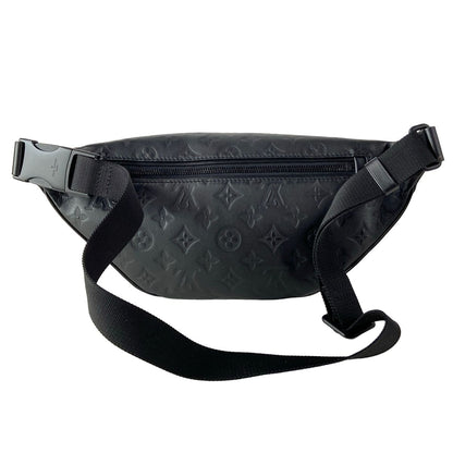 Louis Vuitton Waist Pouch Monogram Shadow Discovery Bum Bag PM Noir Leather — view 3