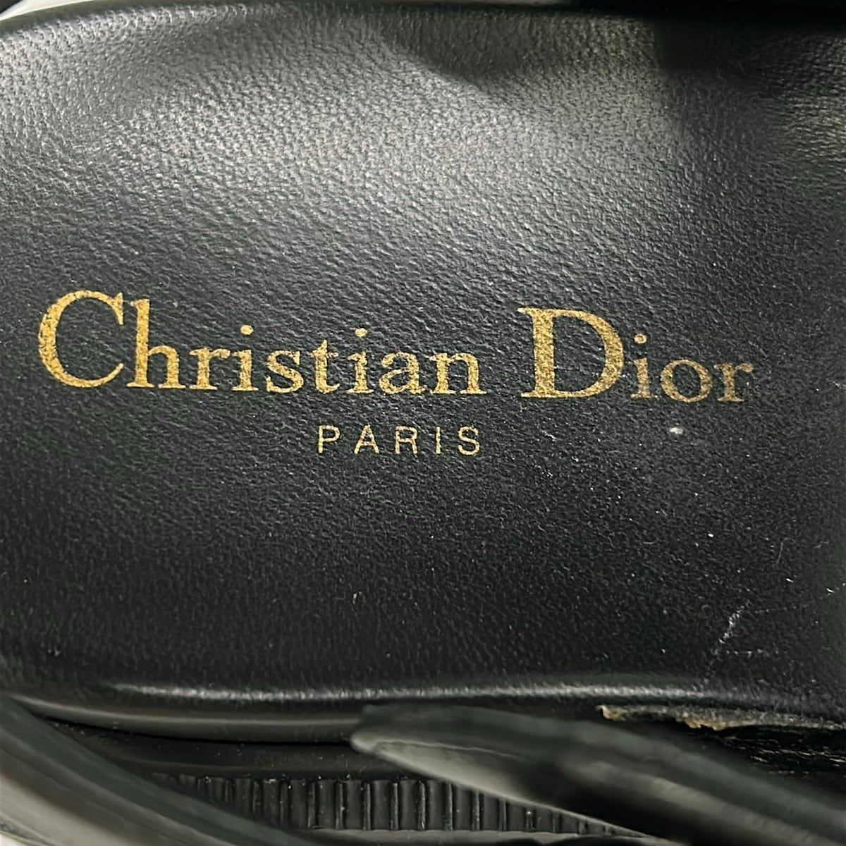 Dior Sandals 37.5 Act Black Lambskin — view 9