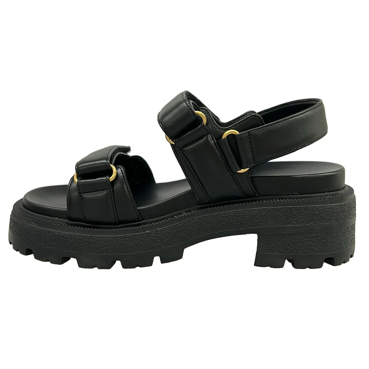 Dior Sandals 37.5 Act Black Lambskin — view 3