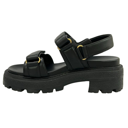 Dior Sandals 37.5 Act Black Lambskin — view 3