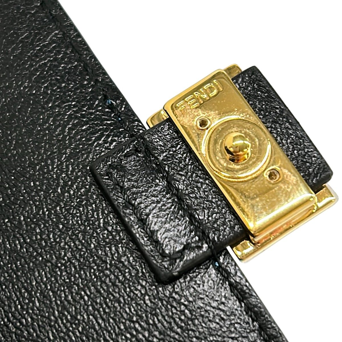 Fendi Key Holder Nano Baguette Blue — view 6