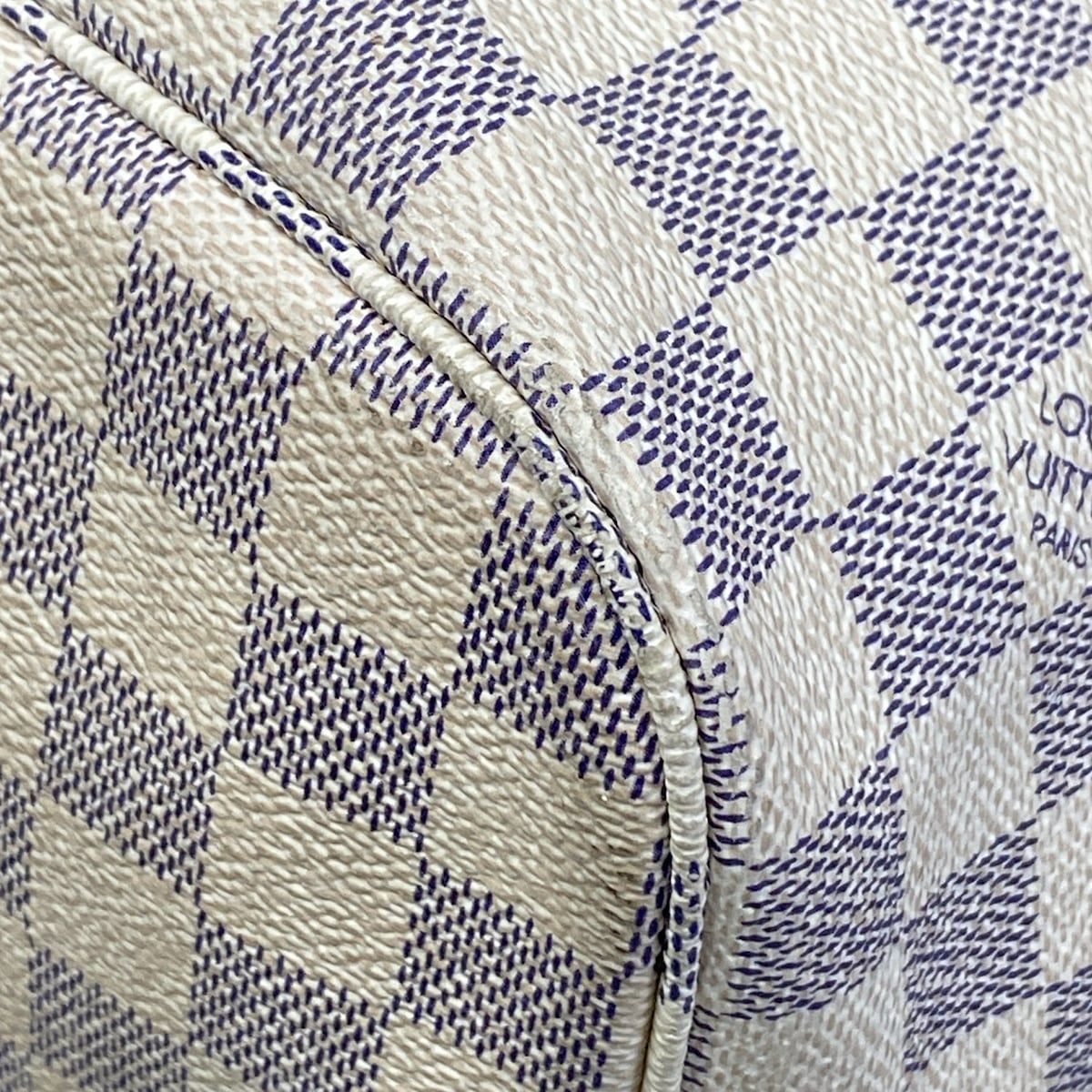 Louis Vuitton Tote Damier Neverfull MM Azur — view 6