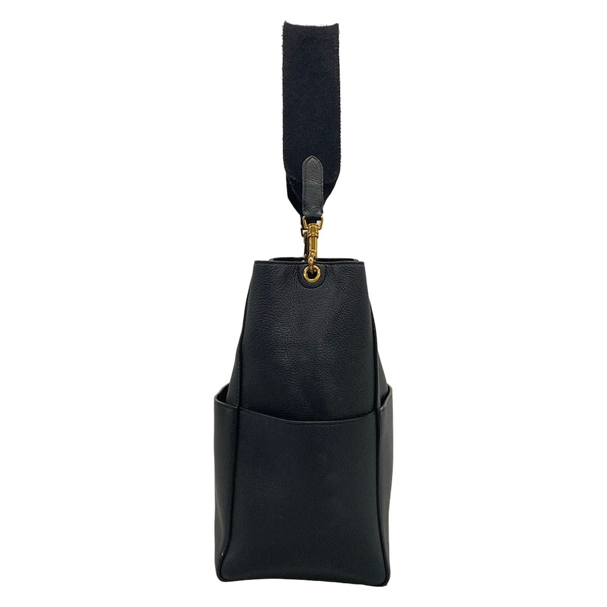 Celine Shoulder Bag Sangles Black — view 4