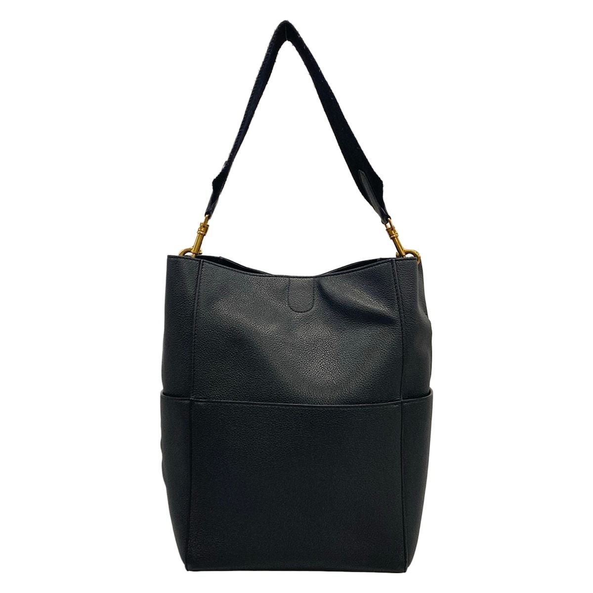 Celine Shoulder Bag Sangles Black — view 3