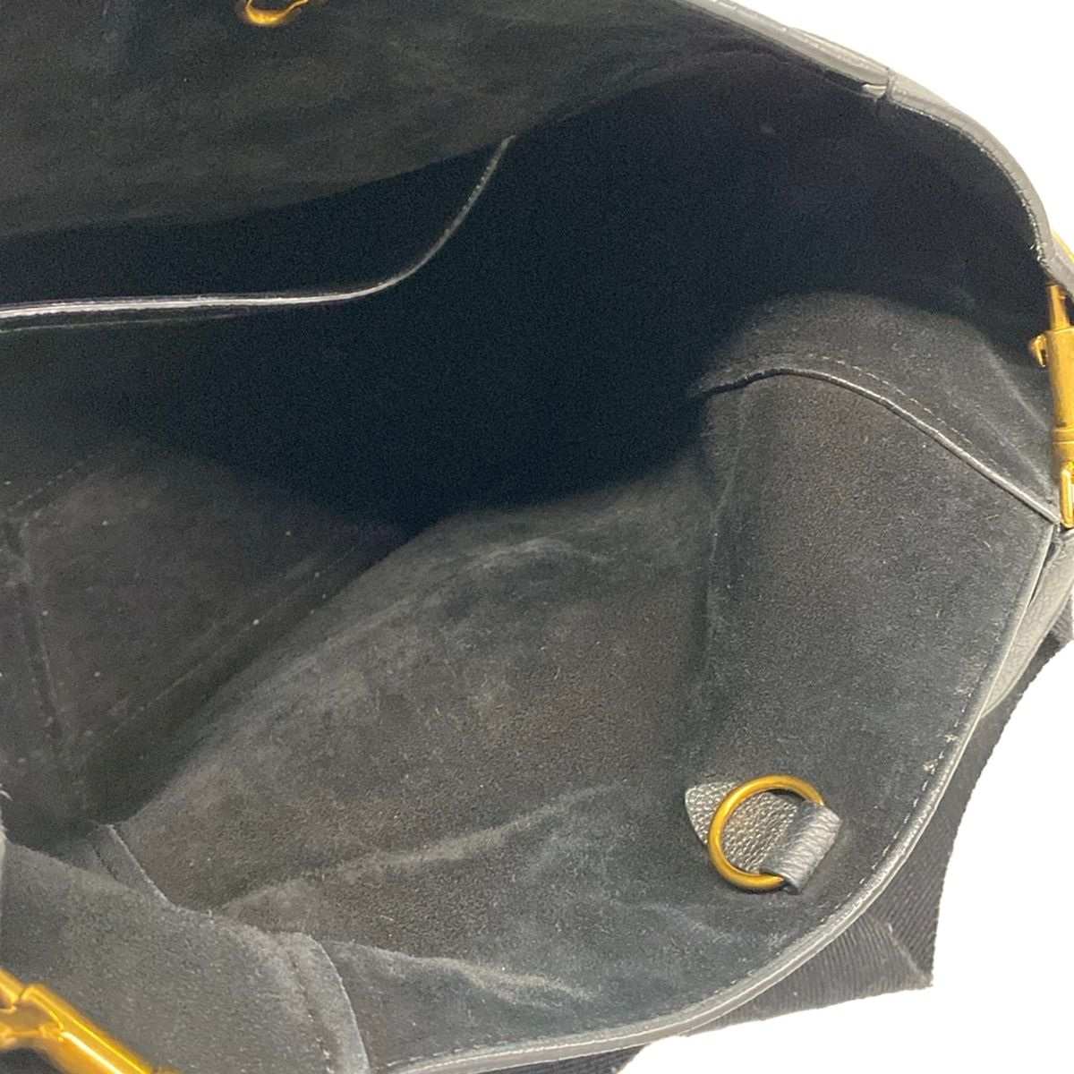 Celine Shoulder Bag Sangles Black — view 7