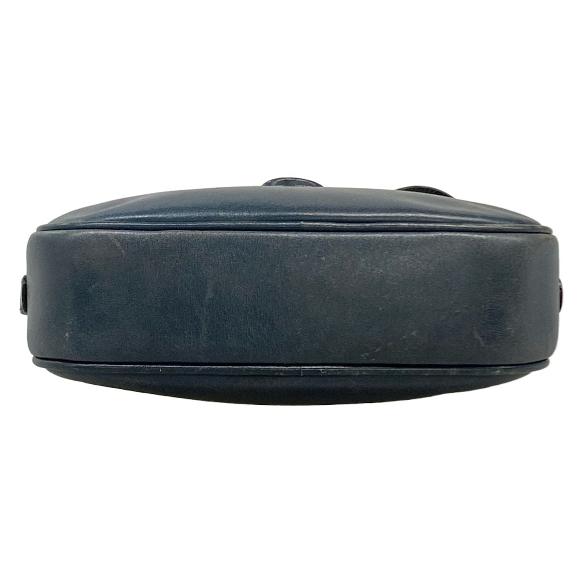 Tiffany & Co Shoulder Bag Navy Leather — view 5