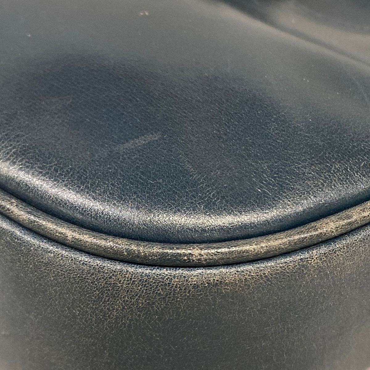 Tiffany & Co Shoulder Bag Navy Leather — view 6