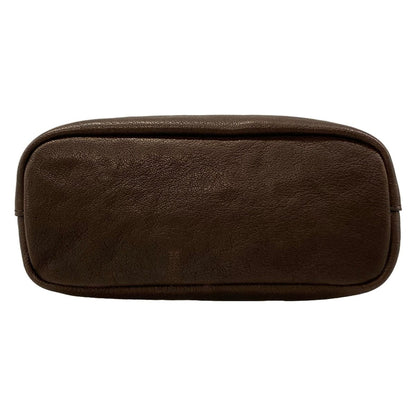 Miu Miu Shoulder Bag Nappa Leather Dark Brown Drawstring — view 5