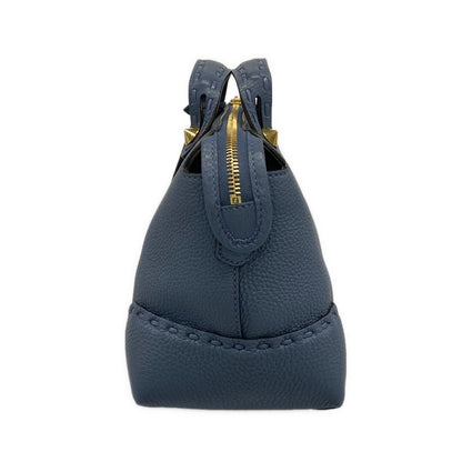 Fendi Handbag by the Way Selleria Blue Leather — view 4