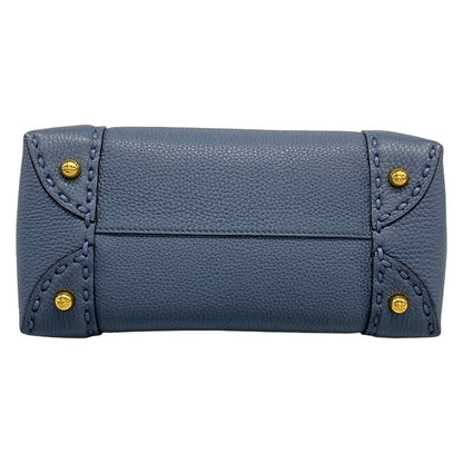 Fendi Handbag by the Way Selleria Blue Leather — view 5