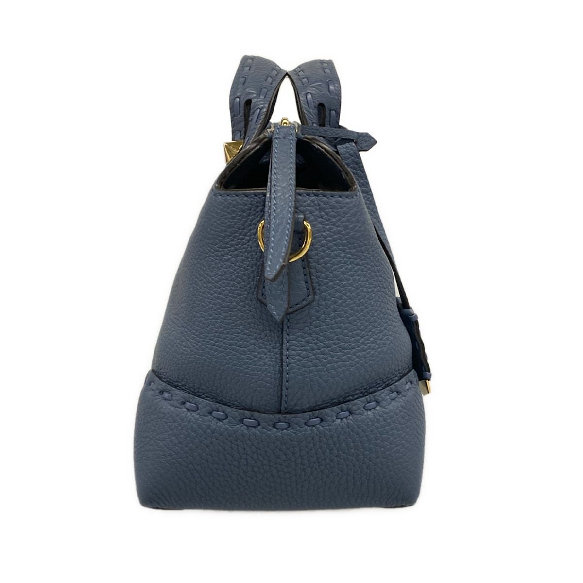 Fendi Handbag by the Way Selleria Blue Leather — view 2