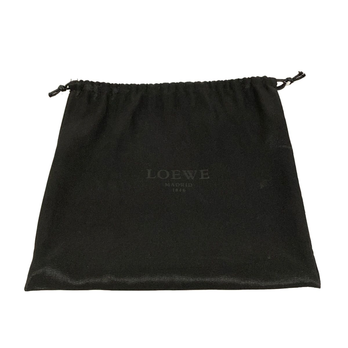 Loewe Shoulder Bag Flamenco 22 Black Drawstring Leather — view 8