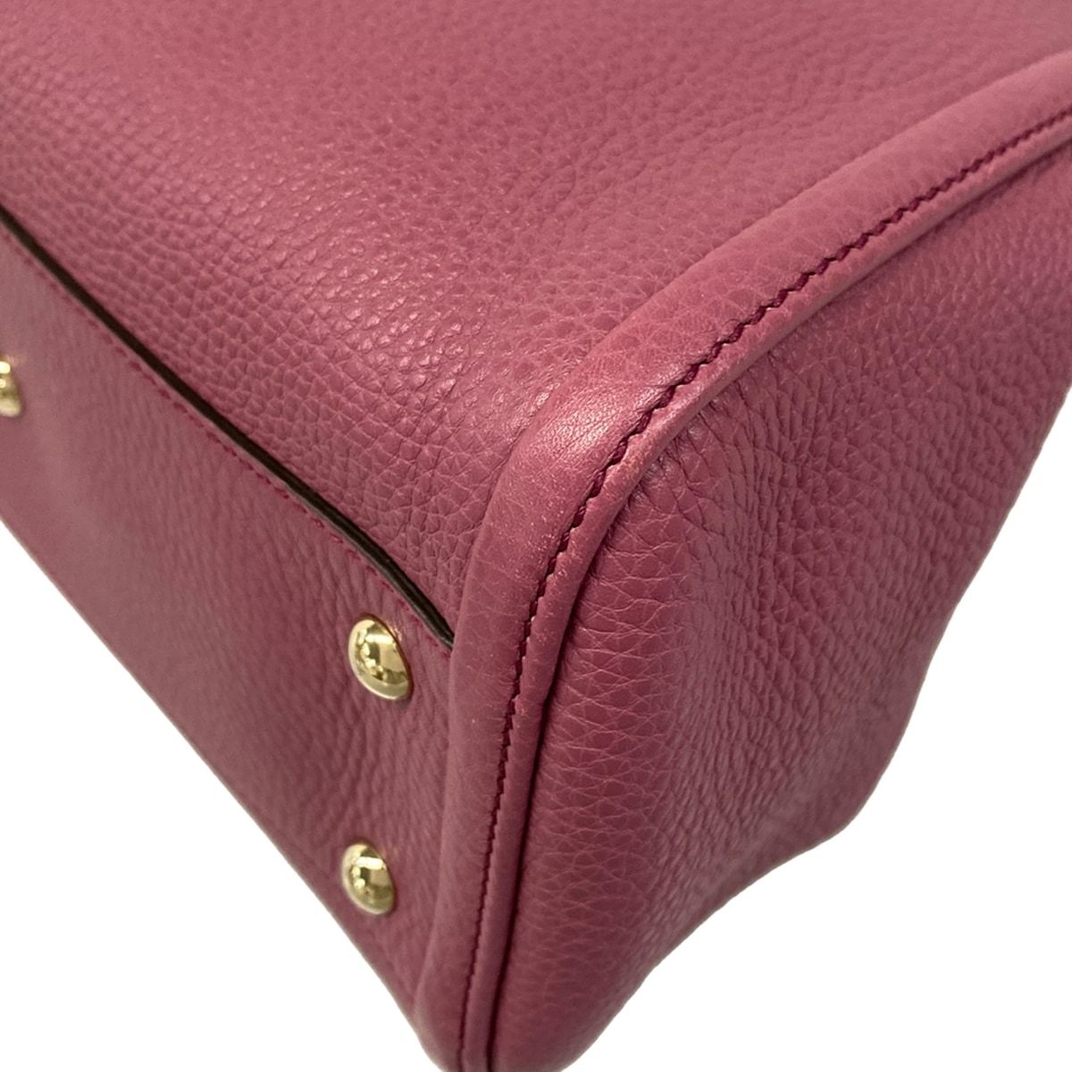 Gucci Tote Soho Purple Leather — view 6