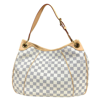 Louis Vuitton Galleria PM Damier Azur Shoulder Bag Canvas White — view 3