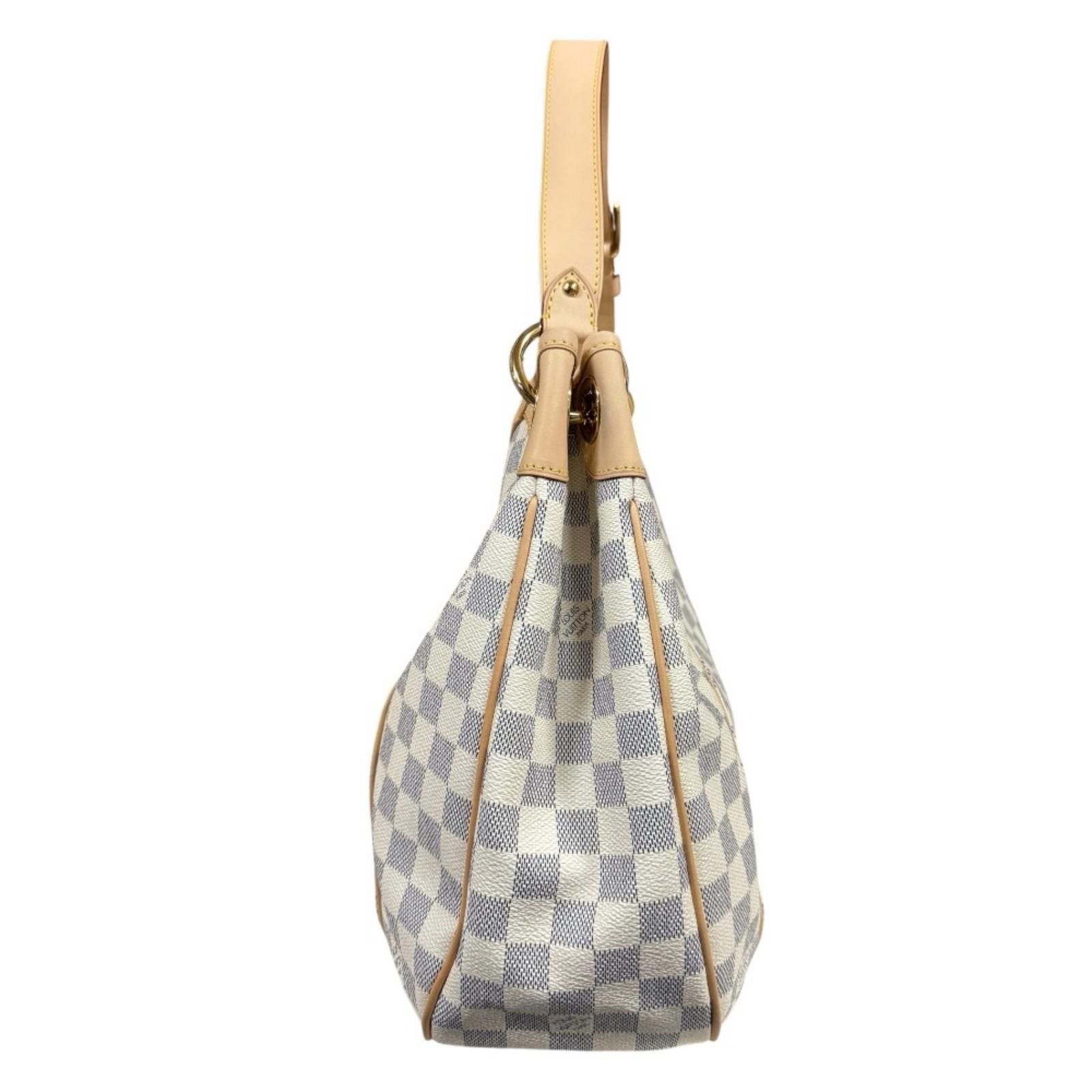 Louis Vuitton Galleria PM Damier Azur Shoulder Bag Canvas White — view 5