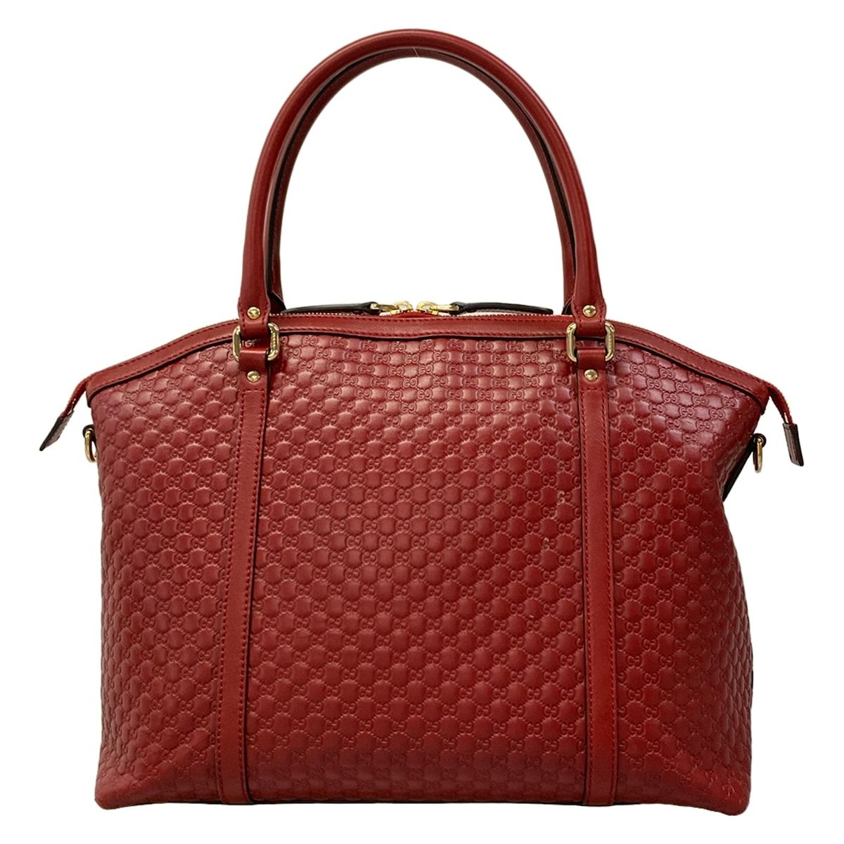 Gucci Handbag Micro Guccissima Red Leather — view 3