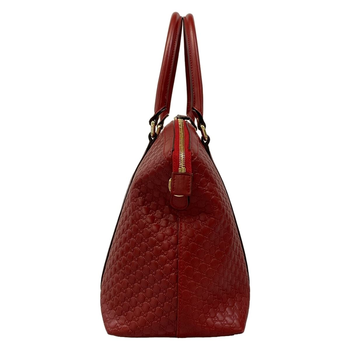 Gucci Handbag Micro Guccissima Red Leather — view 2