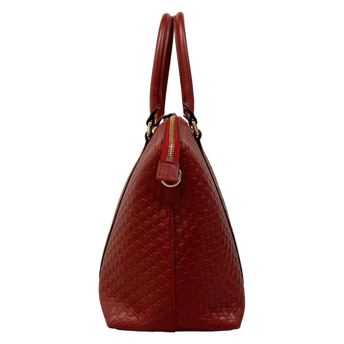Gucci Handbag Micro Guccissima Red Leather — view 4