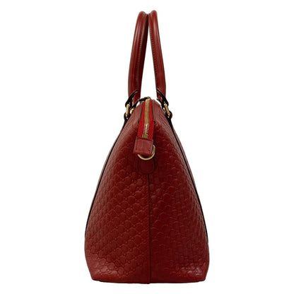 Gucci Handbag Micro Guccissima Red Leather — view 4