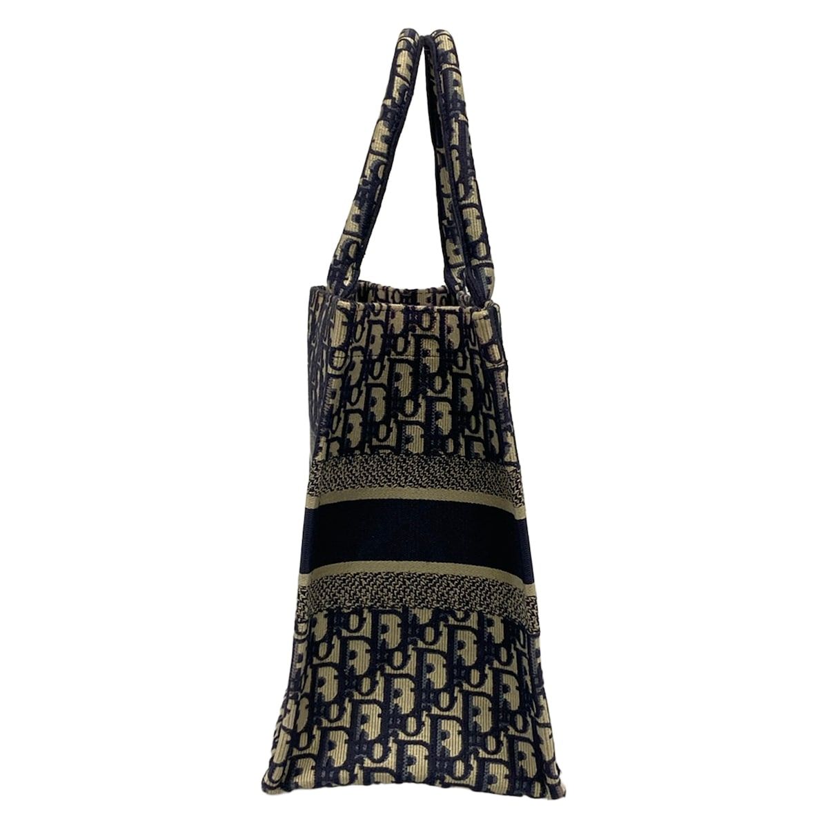 Dior Tote Book Vintage Small Ivory Navy — view 2