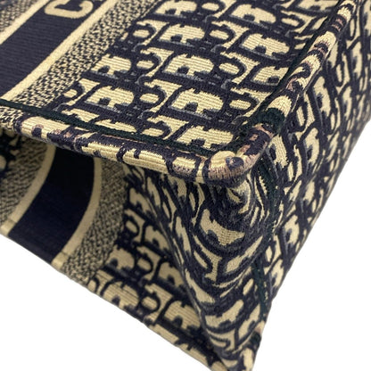 Dior Tote Book Vintage Small Ivory Navy — view 6