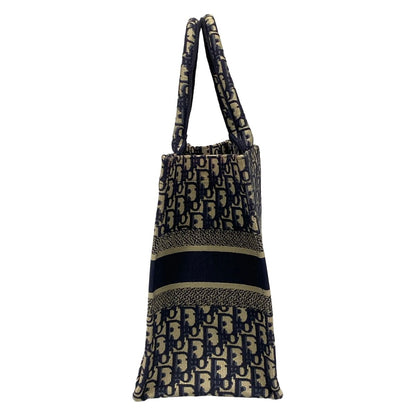 Dior Tote Book Vintage Small Ivory Navy — view 4