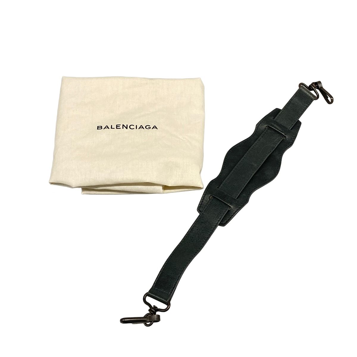 Balenciaga Handbag the Fast Dark Green Leather — view 8