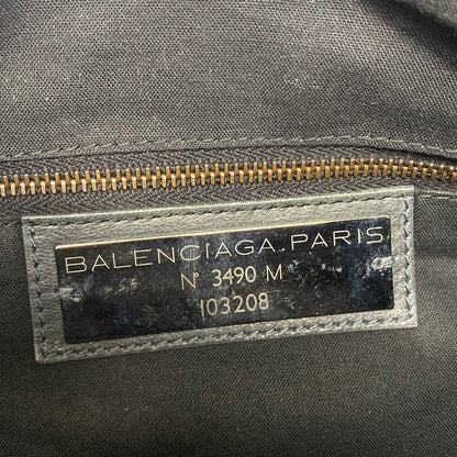 Balenciaga Handbag the Fast Dark Green Leather — view 9