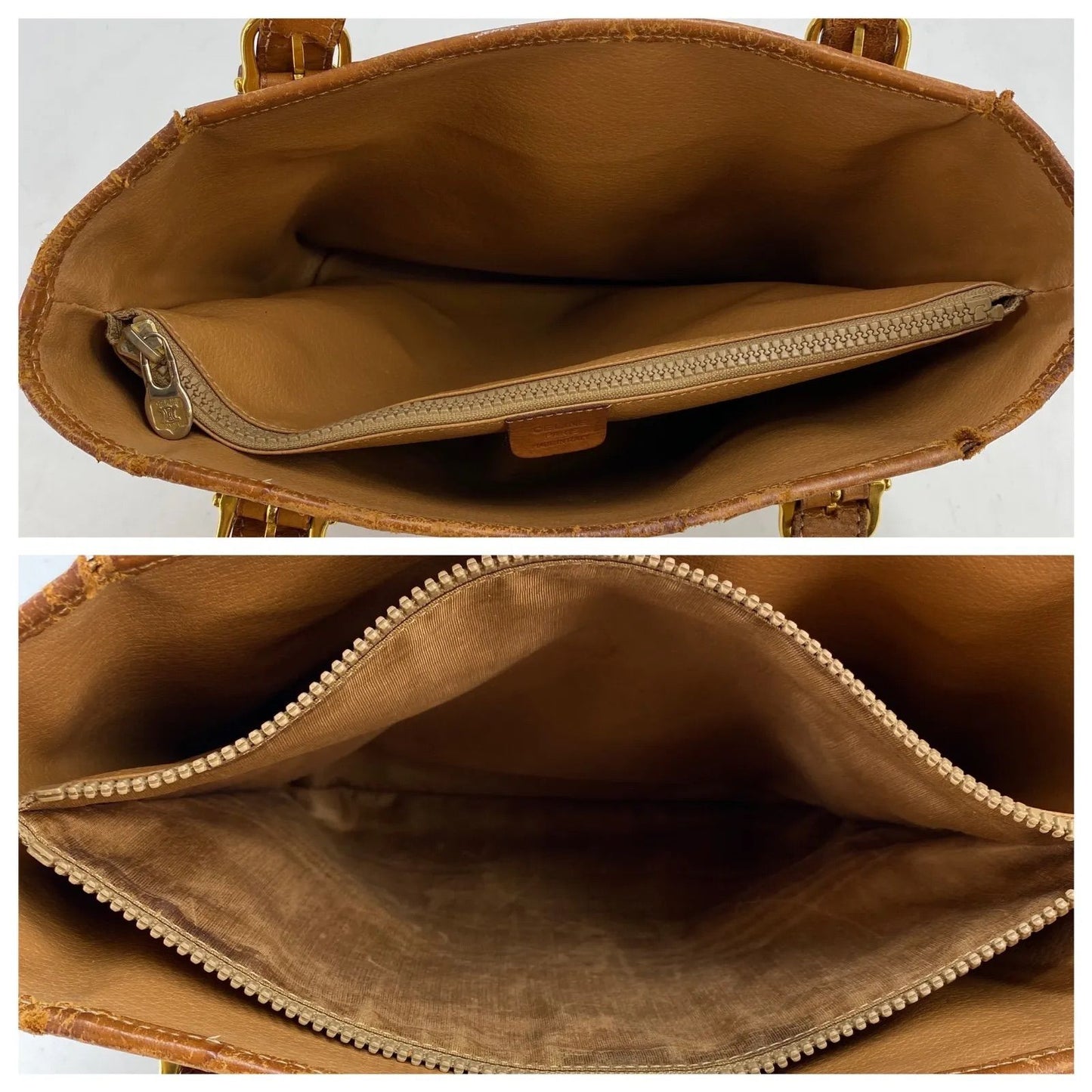 Celine Tote Macadam Brown Business Bucket — view 7