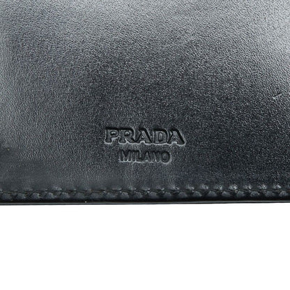 Prada Notebook Cover System Black Nylon Leather 1- Agenda — view 8