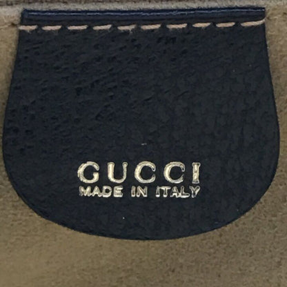 Gucci Bamboo Line Leather 2-Way Bag Vanity Black — view 9