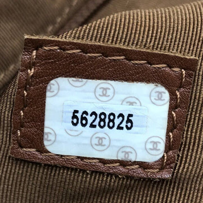 Chanel CC Logo Lambskin Leather Tortoiseshell Handle Hand Brown Shoulder — view 9