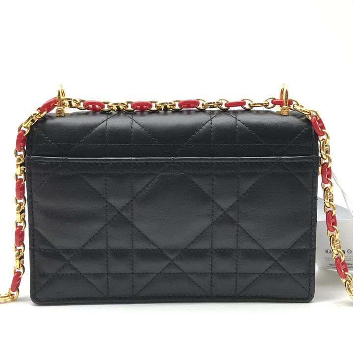 Dior Miss Caro Cannage Heart Motif Chain Shoulder — view 3